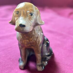 Ceramic Dog Figurine - Brown